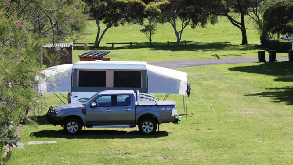 Caravan on site