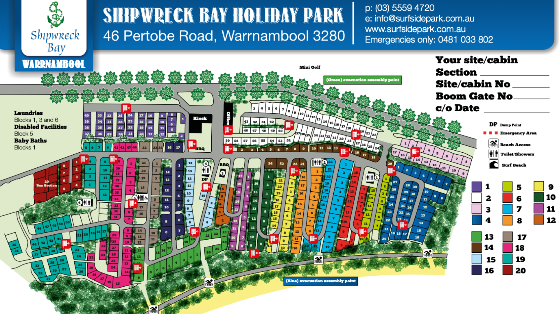 Shipwreck Bay Map