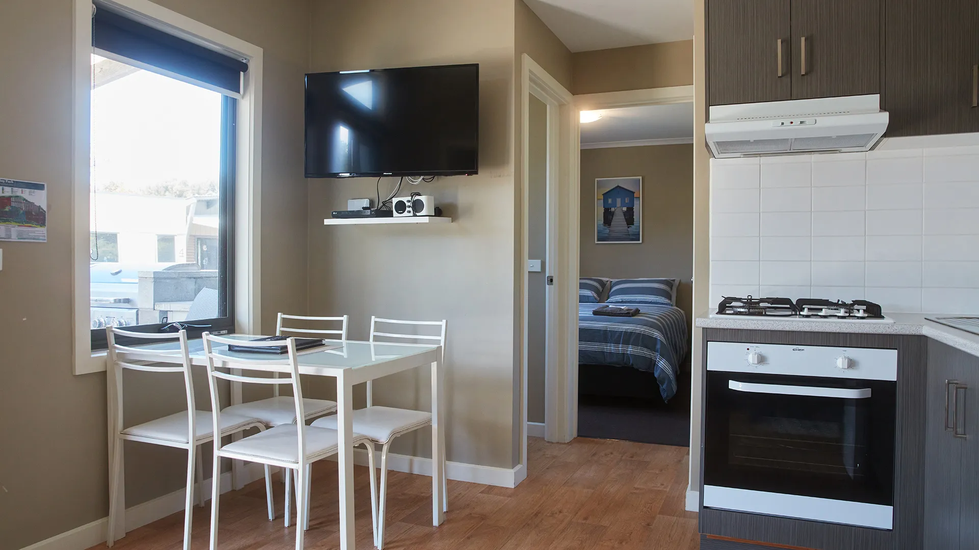 Beach Chalet Interior